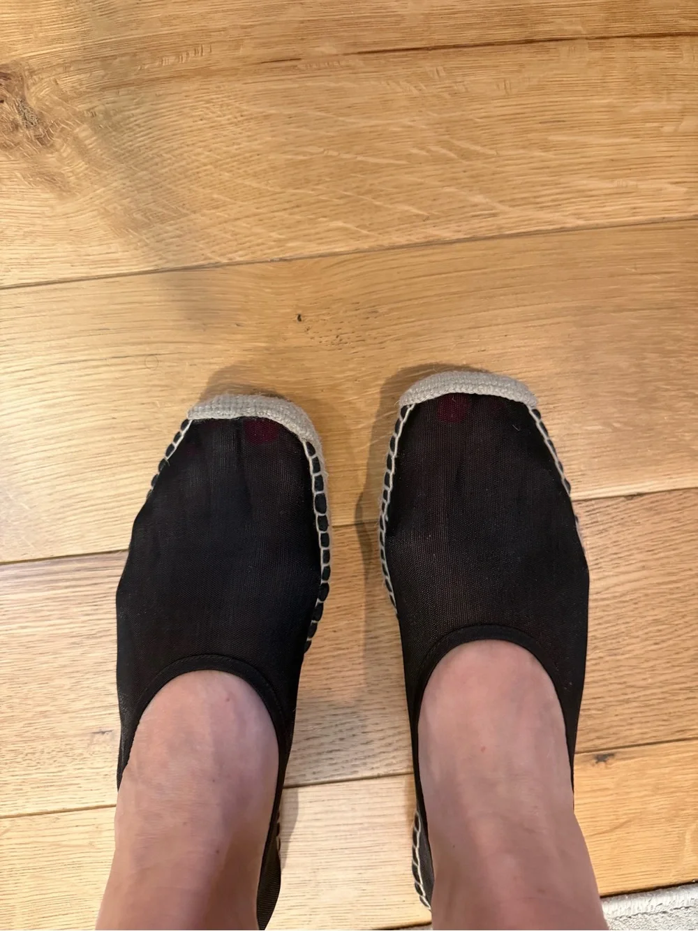 J. Crew Black Slip-On Espadrille Flats